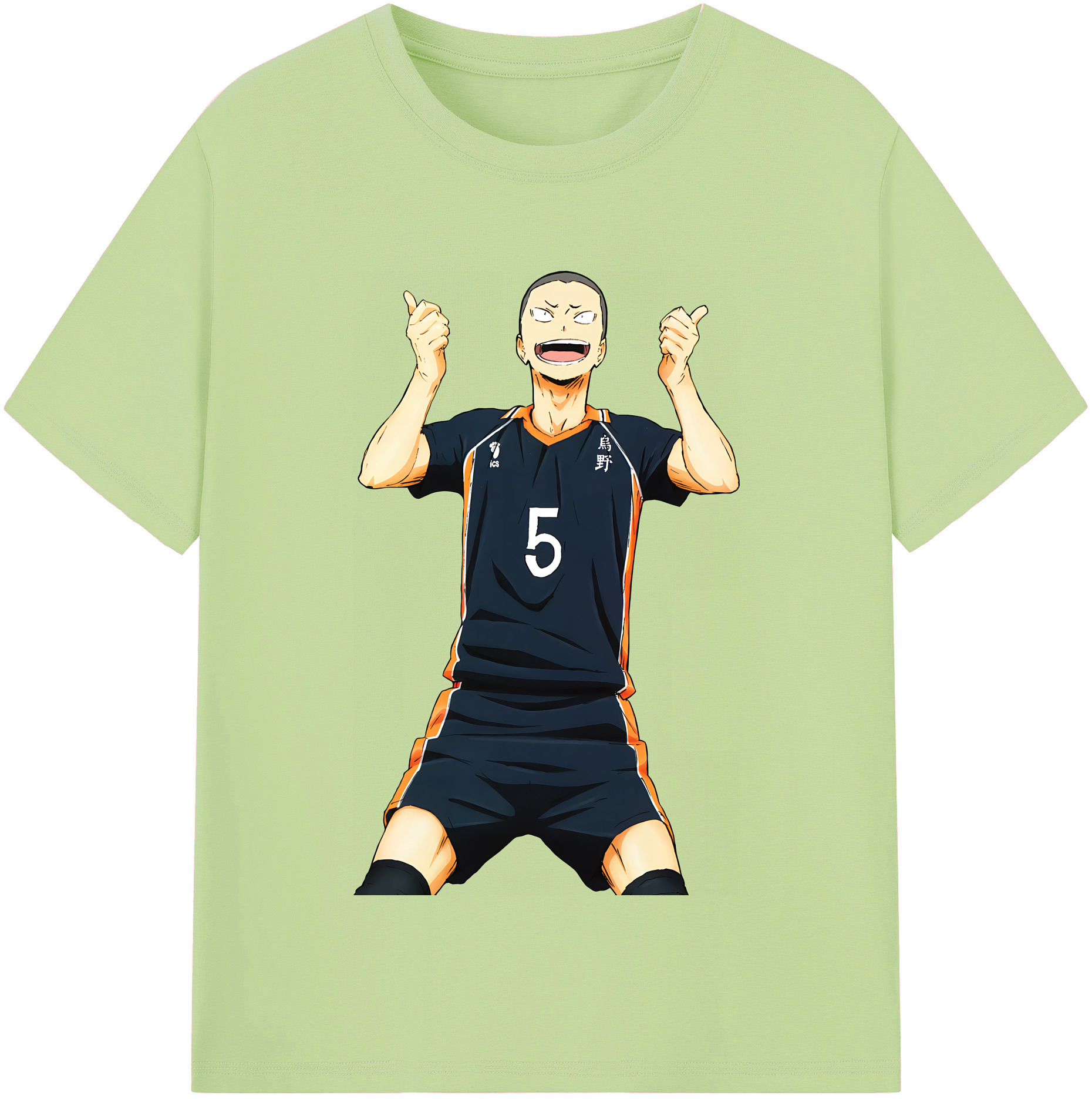 （画像用） ハイキュー!! Haikyu!! 綿100％半袖Tシャツ（フロントプリント）